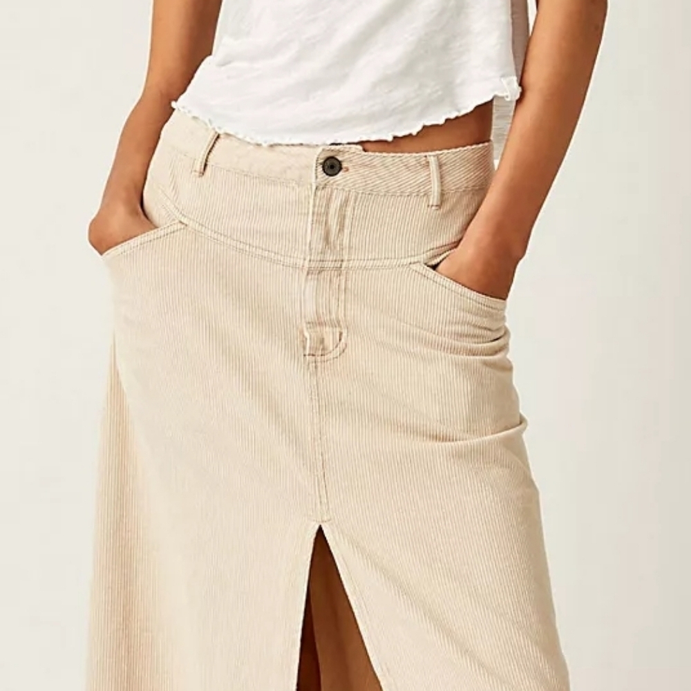 Free People Come as You Are Maxi Skirt Nearly New EC Size 6 - Picture 3 of 7